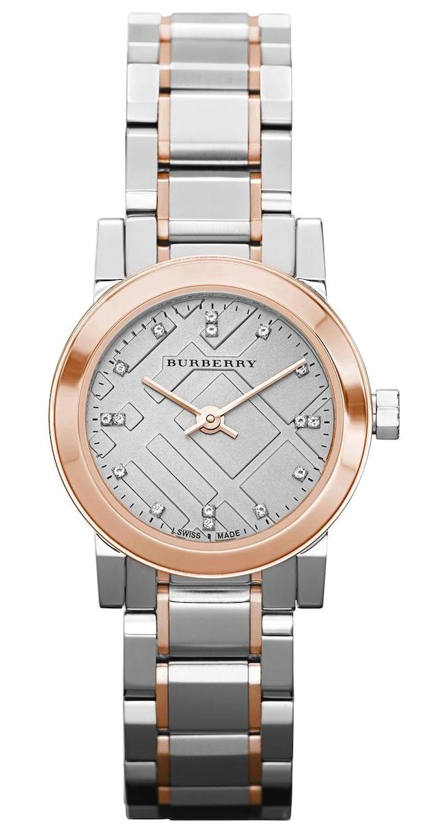 Burberry BU9214 26 mm Gri-Rose Gold Çelik Kordon Analog Kadın Kol Saati