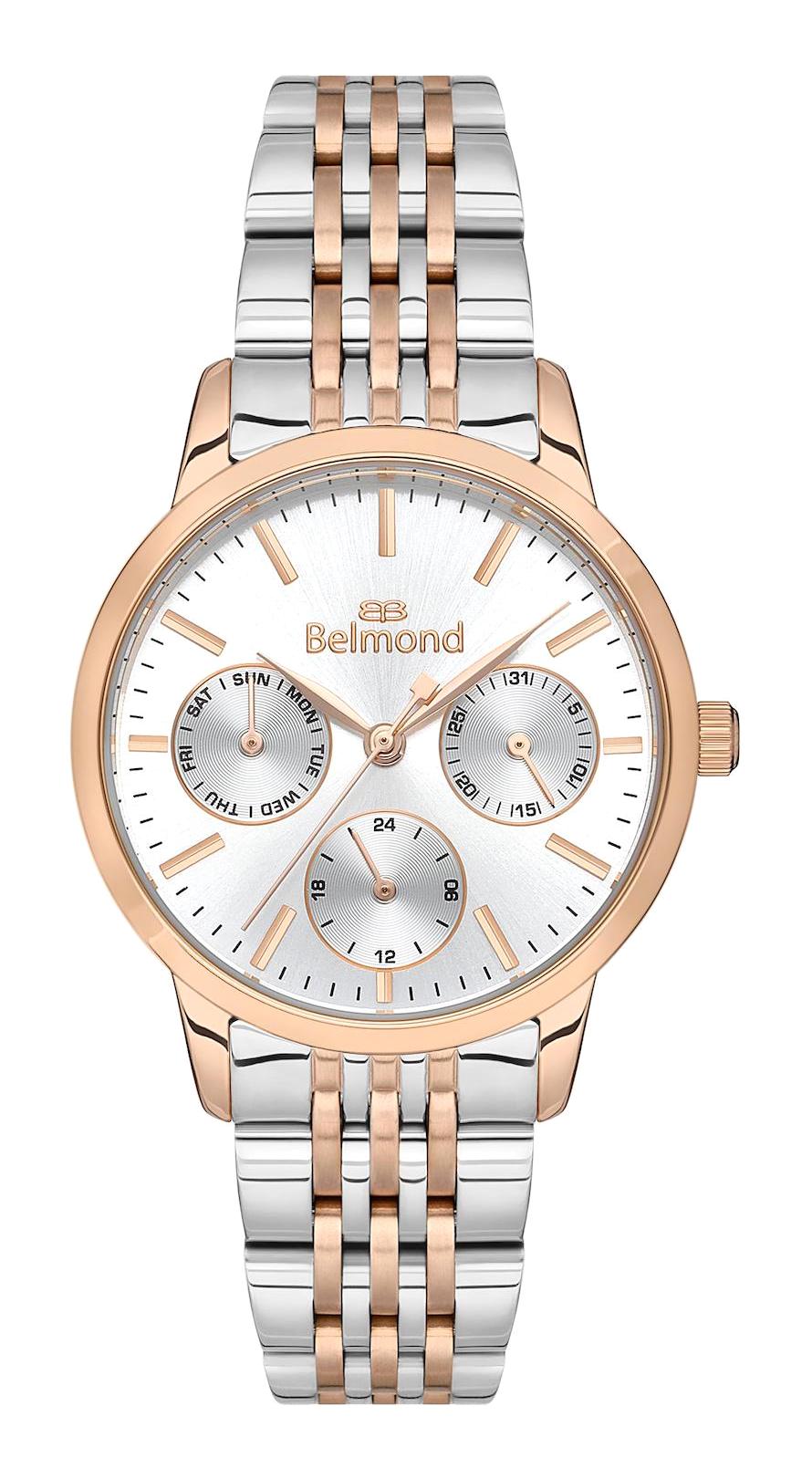 Belmond SRL1115.530 34 mm Gri-Rose Gold Metal Kordon Analog Kadın Kol Saati