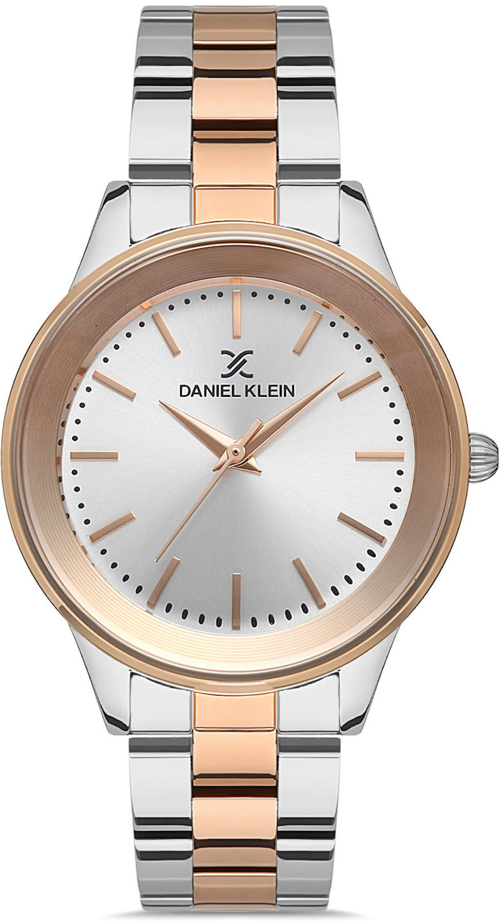 Daniel Klein DKE.1.10477.5 30 mm Gri-Rose Gold Çelik Kordon Analog Kadın Kol Saati