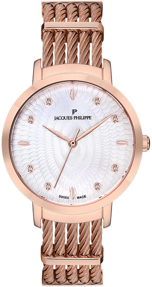 Jacques Philippe JPQLS063625 33 mm Rose Gold Çelik Kordon Analog Kadın Kol Saati