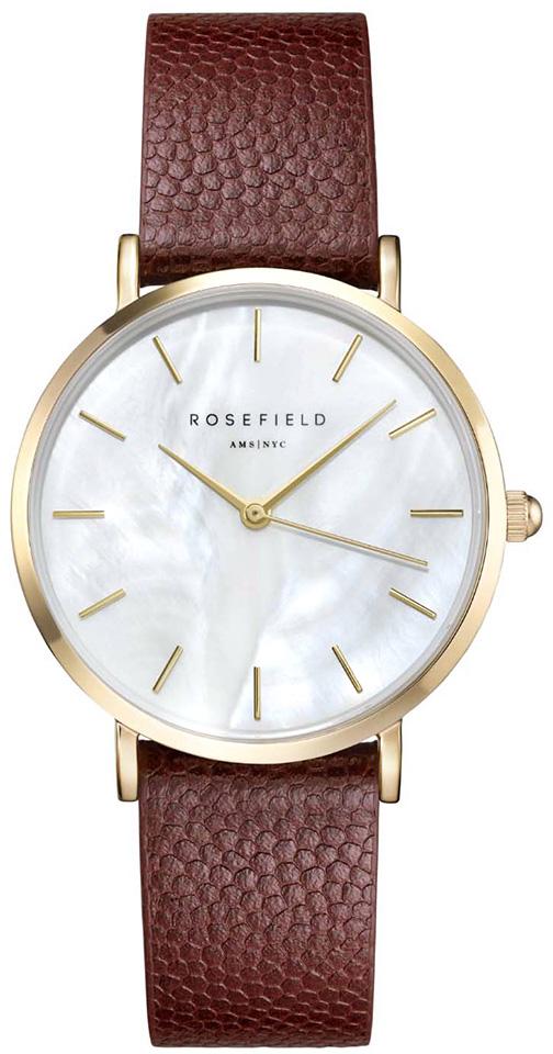 Rosefield UWCCSG.U27 33 mm Kahverengi Deri Kordon Analog Kadın Kol Saati