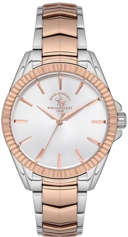 Santa Barbara Polo & Racquet Club SB.1.10124.4 34 mm Gri-Rose Gold Çelik Kordon Analog Kadın Kol Saati