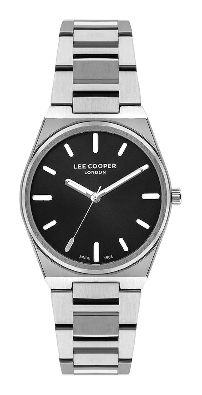 Lee Cooper LC07609.350 40 mm Gri Çelik Kordon Analog Kadın Kol Saati