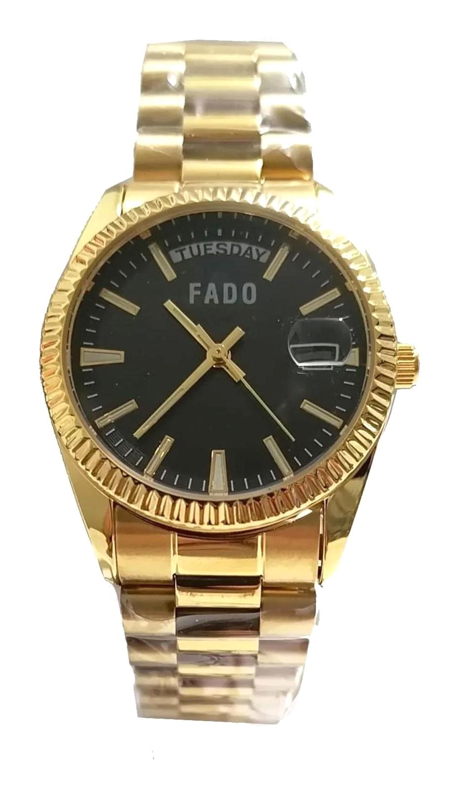 Q&Q RH 0202 Takvimli 36 mm Altın Çelik Kordon Analog Kadın Kol Saati