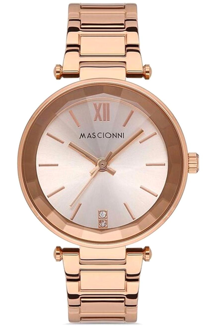 Mascionni M.1.1996A.06 38 mm Rose Gold Çelik Kordon Analog Kadın Kol Saati