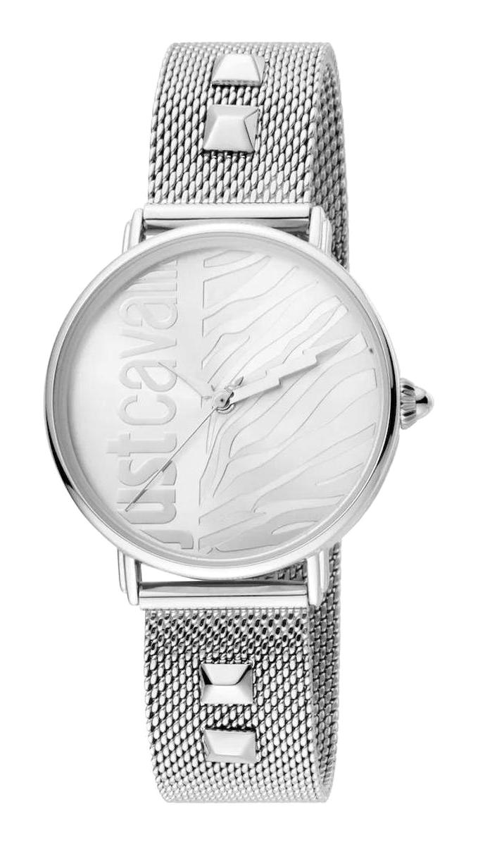 Just Cavalli JC1L077M0055D 34 mm Gri Çelik Kordon Analog Kadın Kol Saati