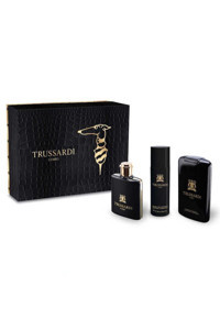 Trussardi Uomo Monogram 3 Parça Erkek Parfüm Deodorant Seti EDT