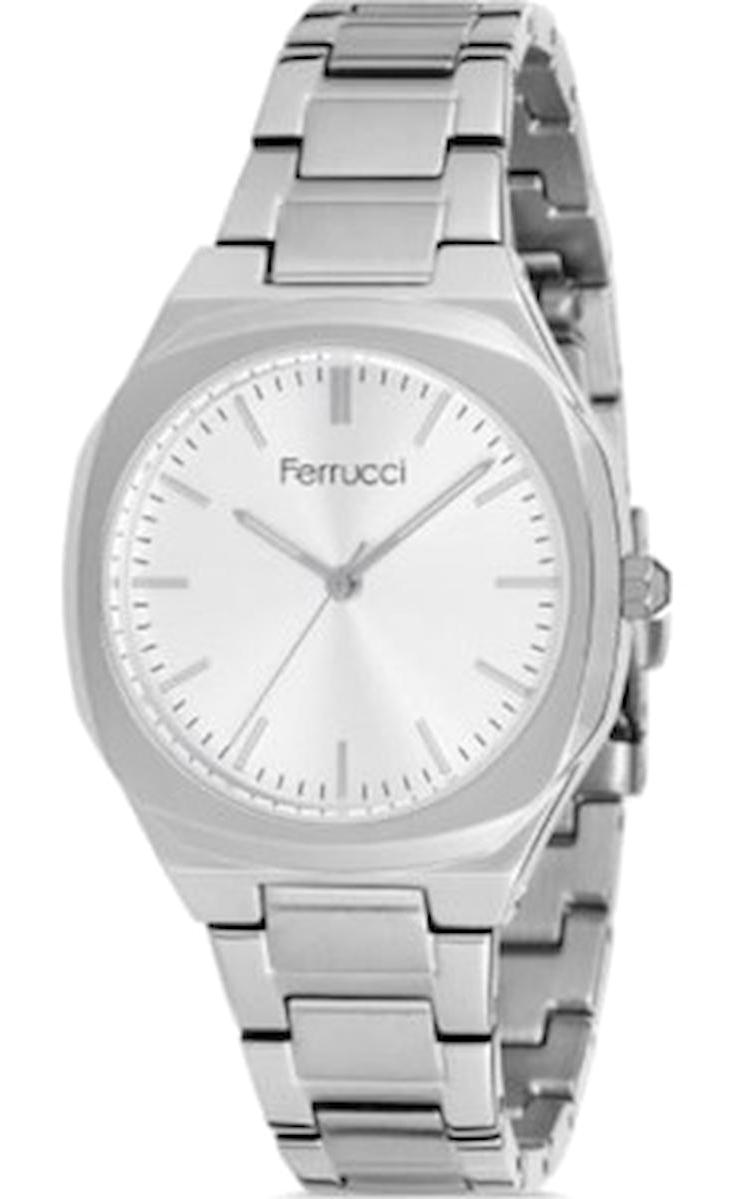 Ferrucci FC.13598M.03 36 mm Gri Metal Kordon Analog Kadın Kol Saati