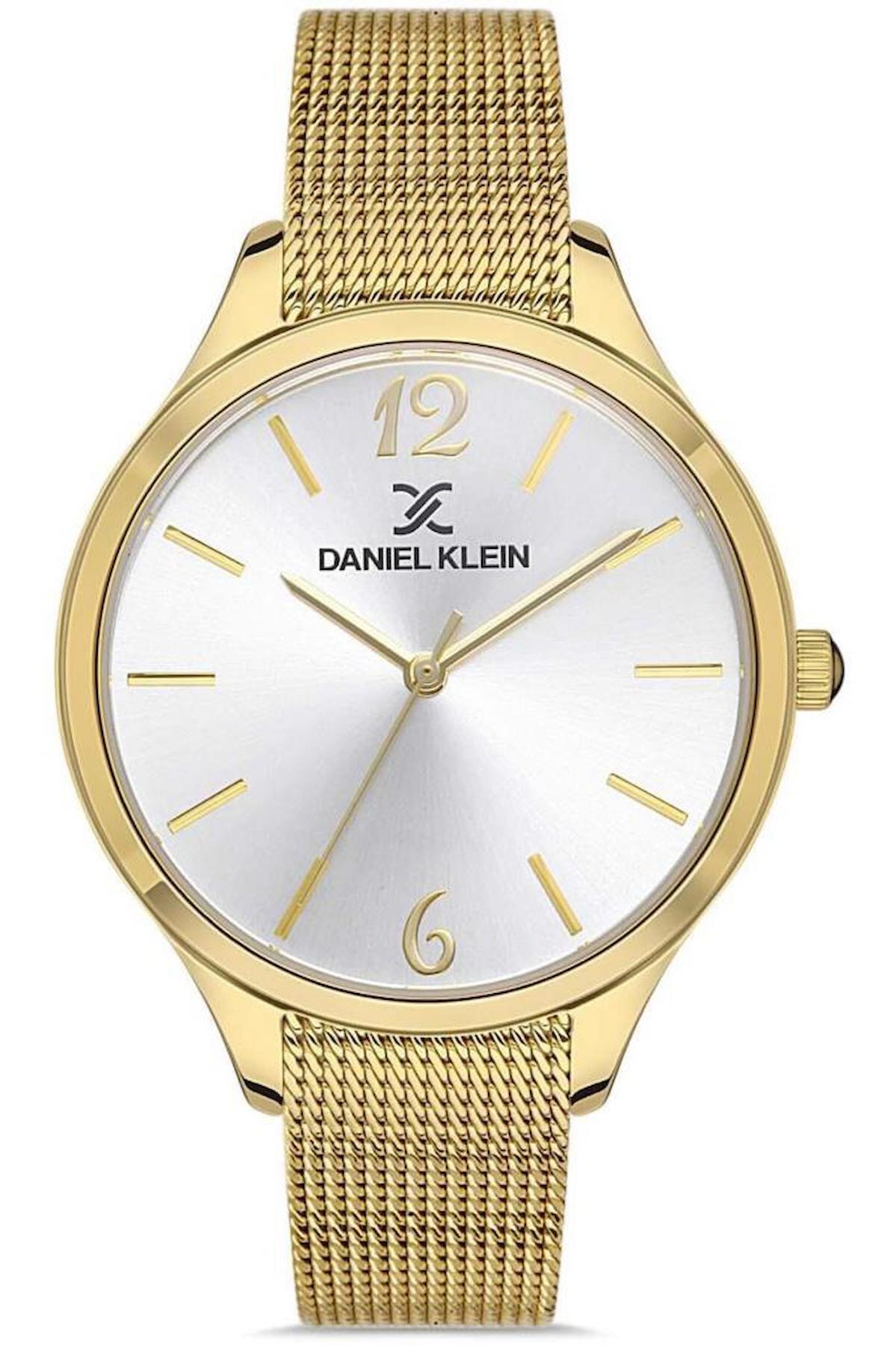 Daniel Klein DKE.1.10295.2 34 mm Altın Çelik Kordon Analog Kadın Kol Saati