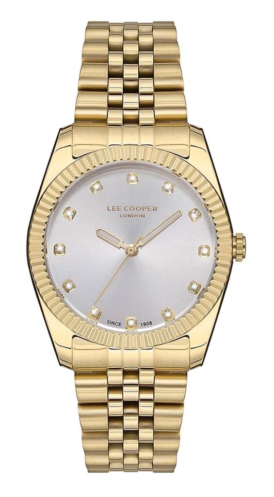 Lee Cooper LC07115.130 40 mm Altın Çelik Kordon Analog Kadın Kol Saati