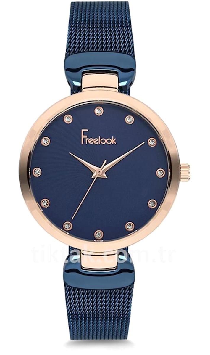 Freelook F.1.1061.04 38 mm Lacivert Çelik Kordon Analog Kadın Kol Saati