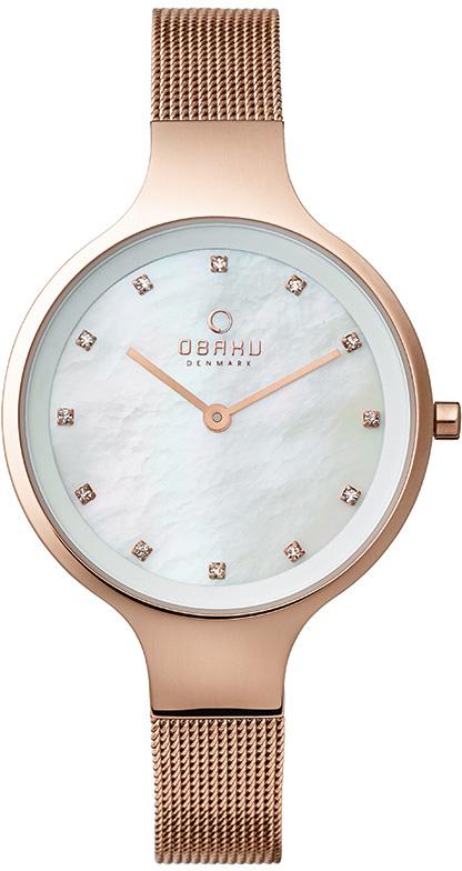 Obaku Denmark V173LXVWMV 32 mm Rose Gold Çelik Kordon Analog Kadın Kol Saati