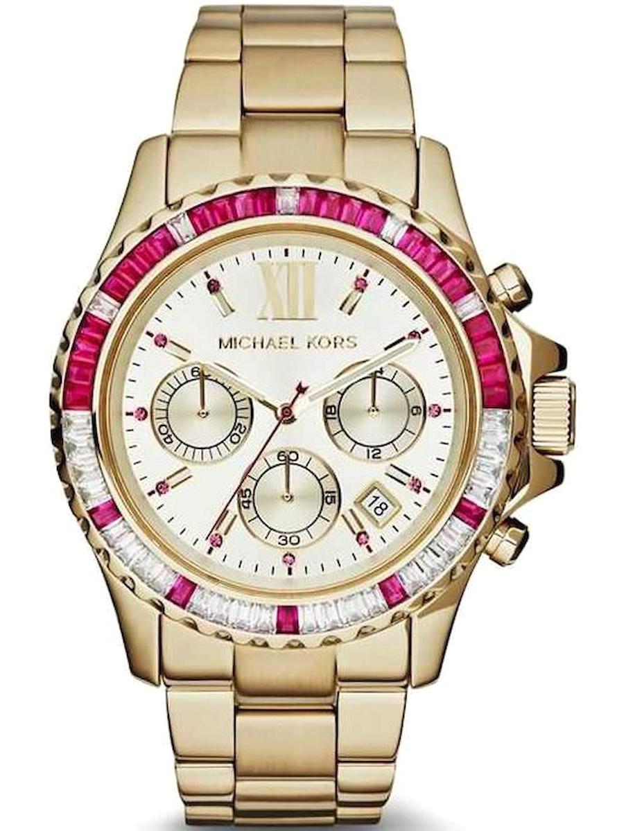 Michael Kors MK5871 Takvimli 42 mm Altın Çelik Kordon Analog Kadın Kol Saati