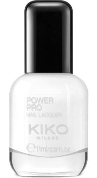 Kiko Milano Power Pro White Chalk 03 Şeffaf Parlak Oje