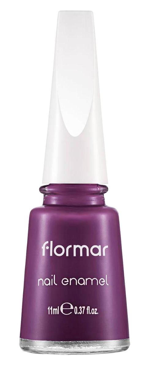 Flormar Nail Enamel 410 mor Parlak Oje