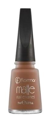 Flormar Matte Nail Enamel M40 Kahverengi Mat Oje