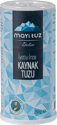 Mayi Tuz İyotlu İnce Sofra Tuzu Kutu 250 gr