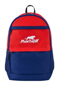 Panther Mikro 3 Gözlü Lacivert-Kırmızı Ortaokul Unisex Sırt Çantası