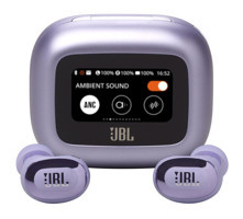 JBL Live Buds 3 Android & iOS Uyumlu Su Geçirmez 6 Mikrofonlu 5.3 Işıklı Silikonlu Gürültü Önleyici Kablosuz Kulak İçi Bluetooth Mor