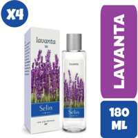 Selin Lavanta Kolonya 4x180 ml