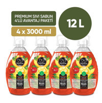 Papilion Mango Vegan Nemlendiricili Sıvı Sabun 4'lü 12 lt