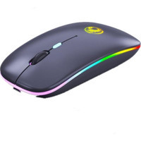 Sanlindou Tablet Uyumlu RGB Sessiz Kablosuz Siyah Optik Mouse