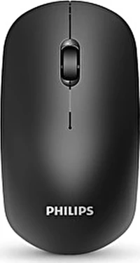 Philips Sessiz Kablosuz Siyah Optik Mouse