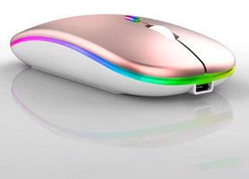 Forzacase RGB Kablosuz Rose Gold Optik Mouse