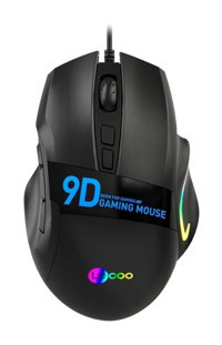 Lecoo MS130 RGB Makrolu Kablolu Siyah Optik Gaming Mouse