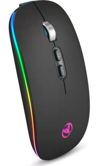 Hxsj M103FG RGB Kablosuz Siyah Optik Mouse