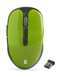 Everest SM-865 Sessiz Makrolu Kablosuz Yeşil Optik Mouse