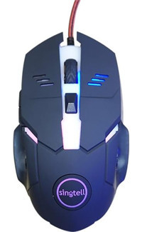 Huahai Singtell ST02 RGB Kablolu Mavi Optik Gaming Mouse