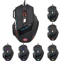 Huahai A868 RGB Ergonomik Makrolu Kablolu Siyah Optik Gaming Mouse