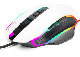 Rush M8S 8 RGB Makrolu Kablolu Beyaz Optik Gaming Mouse