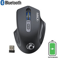 Jingyi RGB Sessiz Ergonomik Makrolu Kablosuz Siyah Optik Mouse