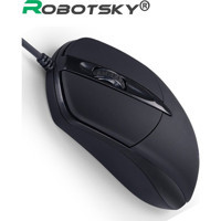 Jingyi Ergonomik Kablolu Siyah Optik Mouse