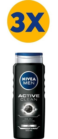 Nivea Men Active Duş Jeli 2x500 ml