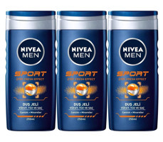 Nivea Men Sport Duş Jeli 3x250 ml