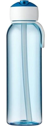 Mepal Water Bottle Flip-Up Campus Pipetli Mavi Plastik Spor Yetişkin Matara 500 ml