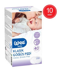 Wee Baby Klasik 10x40'lı Göğüs Pedi