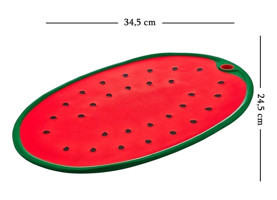 Bimbambom Plastik Büyük Kırmızı Tekli Kesme Tahtası