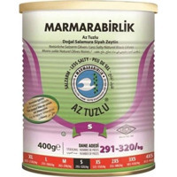 Marmarabirlik Az Tuzlu Salamura Siyah Zeytin Teneke 6x400 gr