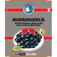 Marmarabirlik Tuzlu Salamura Siyah Zeytin Teneke 10 kg