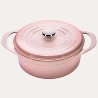 Pot Art Döküm 28 cm Derin Tencere Pembe