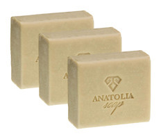 Anatolia Soap Bitkisel Keçi Sütlü Katı Sabun 3x125 gr