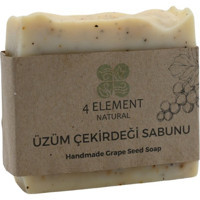 4 Element Natural Natural Üzüm Çekirdeği Katı Sabun 100 gr