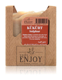 Enjoy Doğal El Yapımı Kükürtlü Katı Sabun 100 gr