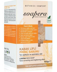 Botanica Comfort Doğal Kabak Lifli Gliserinli-Kabak Lifli-Pirinç Katı Sabun 100 gr