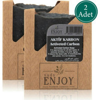 Sudsenjoyoil Aktif Karbon Aktif Karbon Katı Sabun 2x100 gr