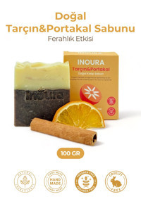 Inoura Doğal Portakal-Tarçın Katı Sabun 100 gr